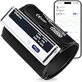 Checkme Blood Pressure Machine for Home Use, Bluetooth Blood Pressure Monitor w Large Adjustable Cuff 22-42 cm, Accurate BP M