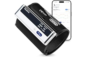 Checkme Blood Pressure Machine for Home Use, Bluetooth Blood Pressure Monitor w Large Adjustable Cuff 22-42 cm, Accurate BP M