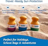 Solar Buddies Sunscreen Applicator 2 Pack Refillable Roll on Sponge Kids Adults view 6