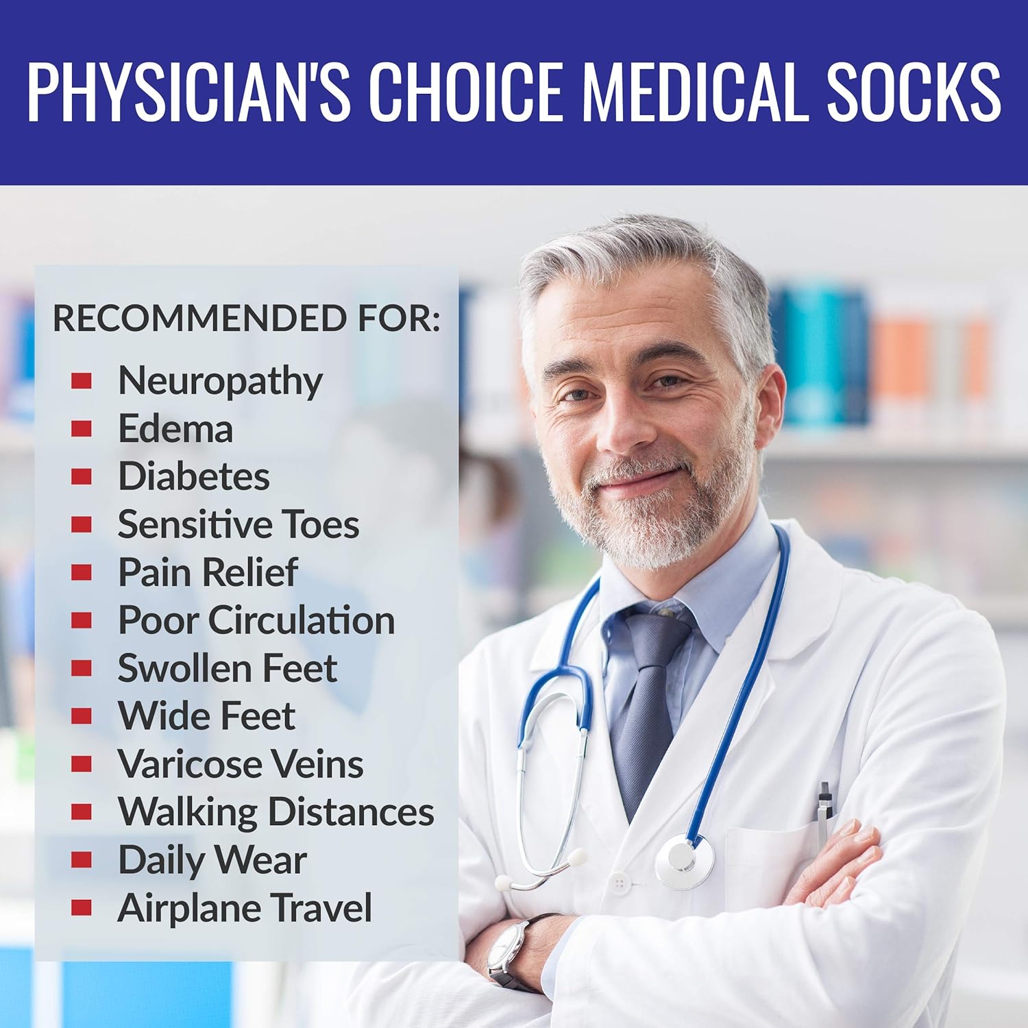 Diabetic Crew Socks for Men - 12 Pack - Gray - Size 10-13: Clothing