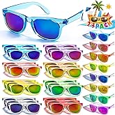 24 Pack Kids Sunglasses Bulk Party Favors, Toddler Sunglasses for Boys Girls Age 3-8, UV400 Protection Neon Sunglasses in 8 Colors, Goodie Bags Stuffers for Kids Birthday Pool Summer Party Supplies