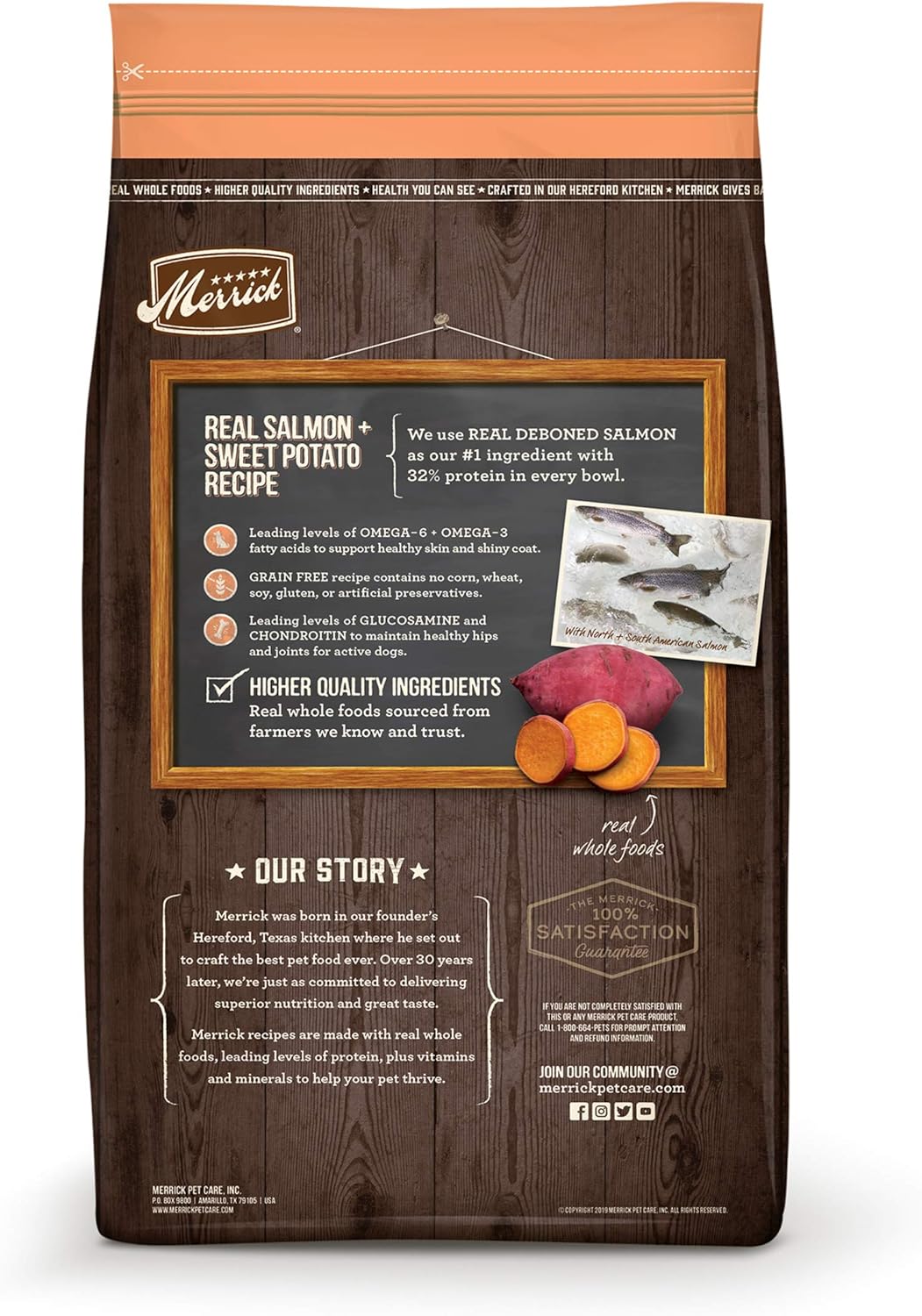 merrick salmon dry dog food