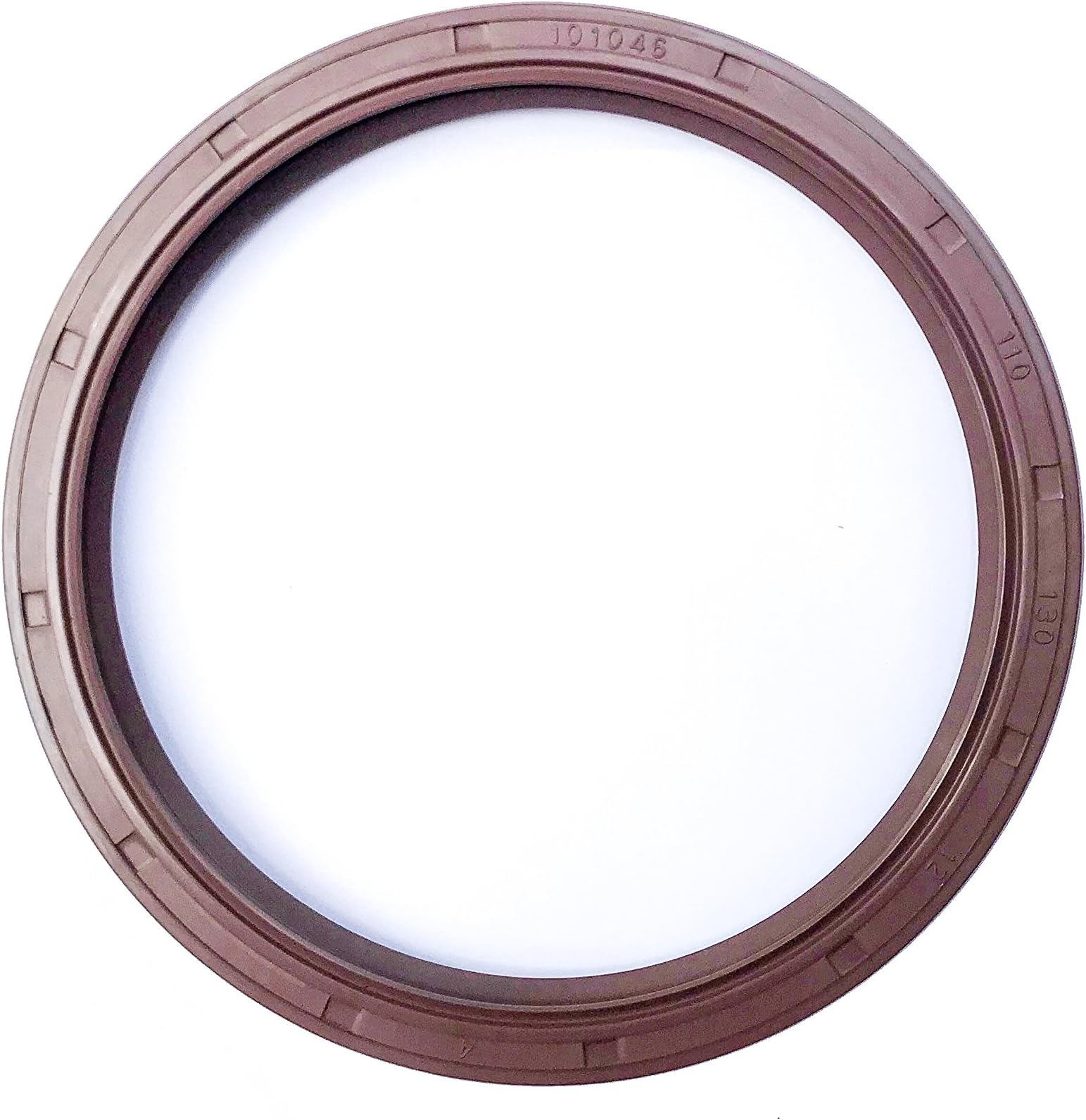 Oil Seal 110X130X12 (2 PCS) Viton Oil Seal Grease Seal TC |EAI Double Lip w/Garter Spring. Single Metal Case w/Viton Rubber Coating. 110mmX130mmX12mm | 4.331"x5.118"x0.472"