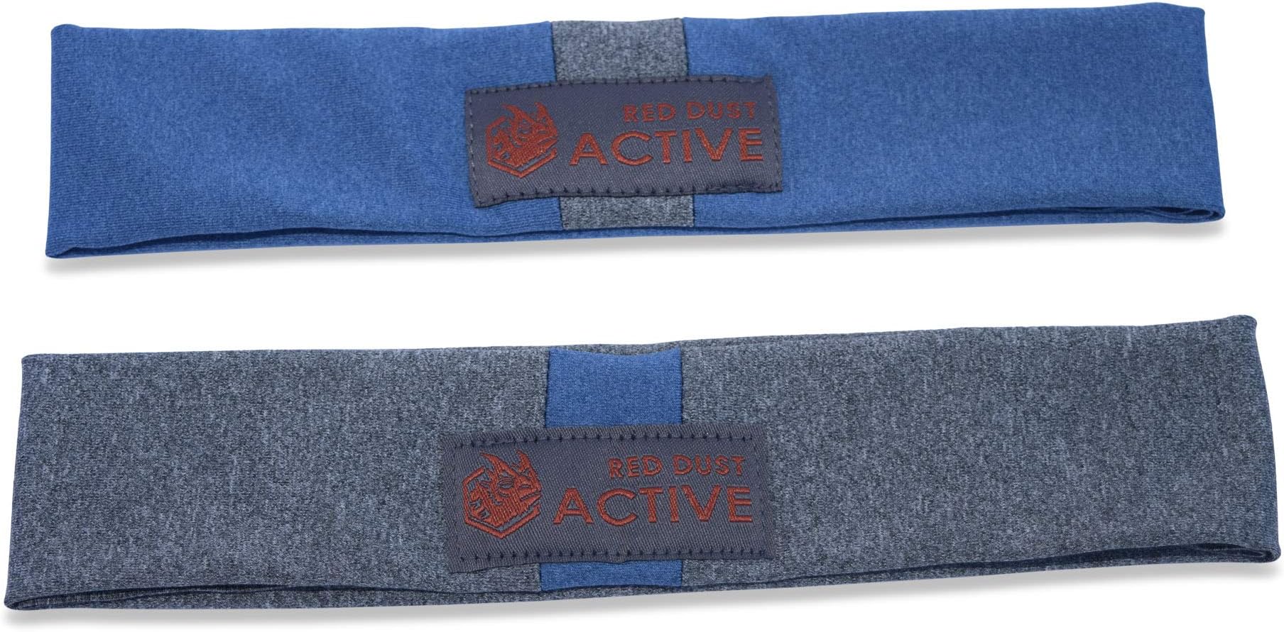 Red Dust Active Lightweight Sports Headband - Moisture Wicking Sweatband - Ideal for Running, Cycling, Yoga and Athletic Workouts