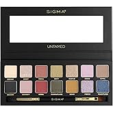 Sigma Beauty Untamed Eyeshadow Palette - 14 Bold Eyeshadow Shades in Matte, Shimmer and Metalic Finishes - Highly Pigmented Vegan Eye Makeup Palette - Clean Beauty Products