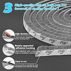 Bantie 40FT Weather Stripping Door Window Seal