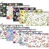 Reginary 20 Pieces Cosmetic Bag for Women, Roomy Makeup Bags with Zipper Toiletry Bag Pouch Travel Accessory Organizer Gifts, 7 x 4.3 Inches