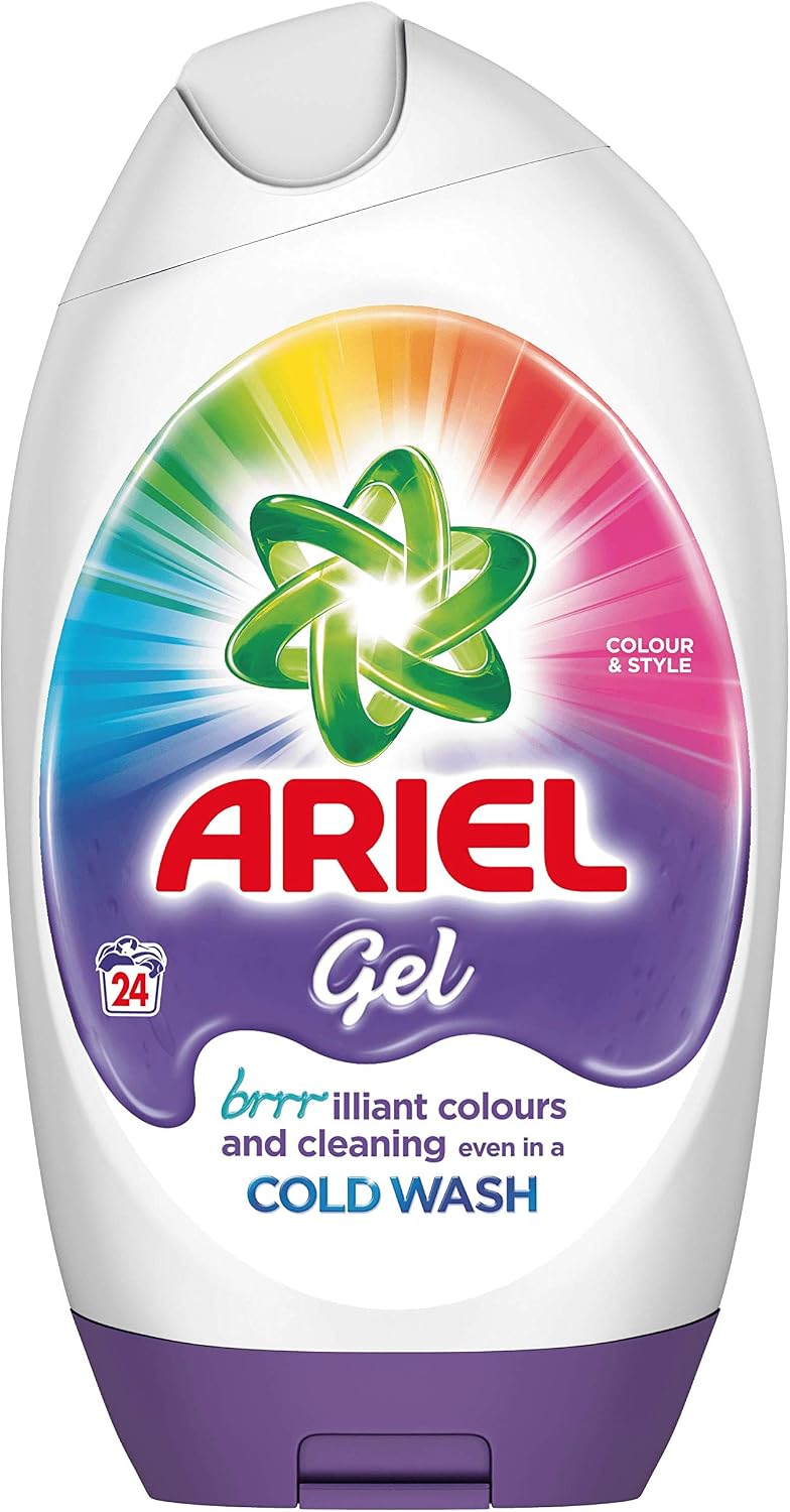 Ariel Washing Liquid Laundry Detergent Gel, 144 Washes (888 ml x 6), Colour & Style, Brilliant Colours And Cleaning Even In A Cold Wash - Image 3