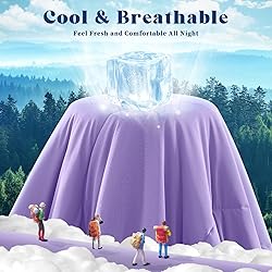 FineMay Cooling Comforter King Size, Double-Sided