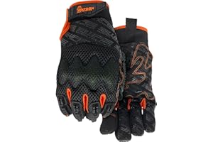 Watson Gloves Overtime Sustainable Work Glove - Impact Protection, Microfibre Palm, Biobased ZeroImpact