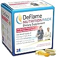 DeFlame Nutrition Pack Supplement - 30 Daily Multivitamin Packs - Omega 3 Fish Oil with EPA and DHA, Rosemary, Bioflavonoids, Ginger, Curcumin Turmeric Supplement
