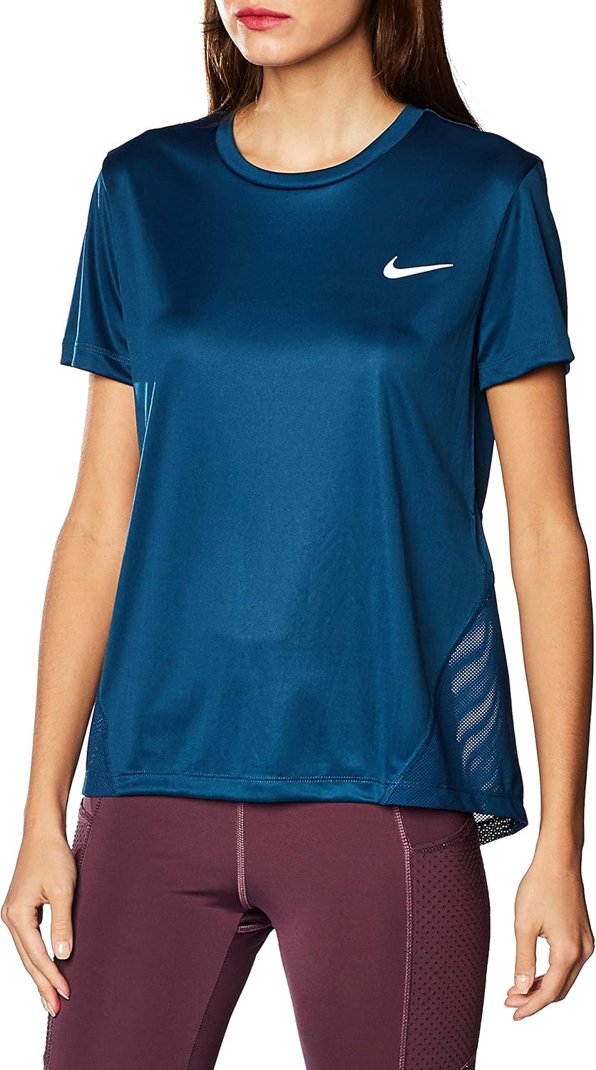 nike w nk miler top ss
