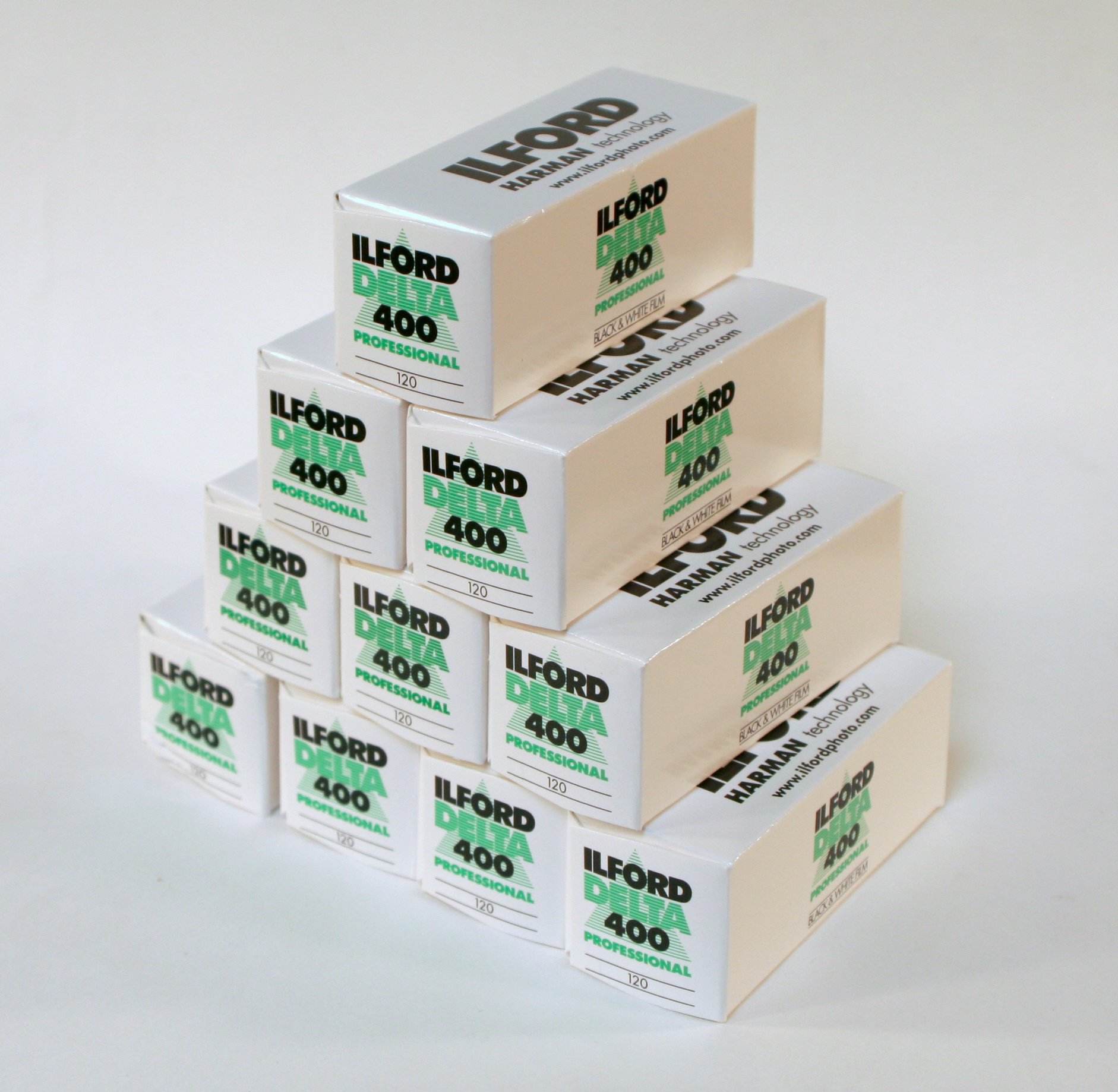 Ilford Delta 400 B&W film, 120, multipack [Camera]12 exp on 6x6 camera