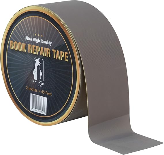 Bookbinding Tape, Gray Cloth Book Repair Tape for