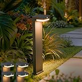 VerLuce Premium Solar Pathway Lights Outdoor, Motion Sensor, 2 Modes, 4pk | Premium-Built, 55 Hour Run Time, Motion Detection, 2 Modes, 3000K Warm Light, Built-In Li-Ion Battery + Solar Panel
