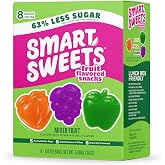 SmartSweets Mixed Fruit Flavored Snacks, Gummy Candy, 0.78oz Packs, 8 Count | Gluten Free, Plant Based, Healthy Snacks For Adults And Kids, Fiber Candy, Fun Chewy Gummies, Healthy Candy