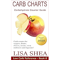 Carb Charts - Carbohydrate Counter Guide (Low Carb Reference) book cover Carb Charts - Carbohydrate Counter Guide (Low Carb Reference) book cover