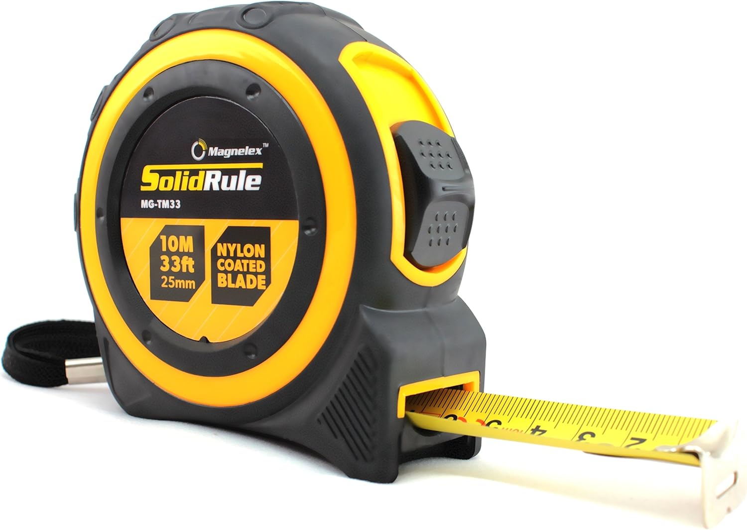 Magnelex Tape Measure (10m), Inches and Metric Measuring Tape for