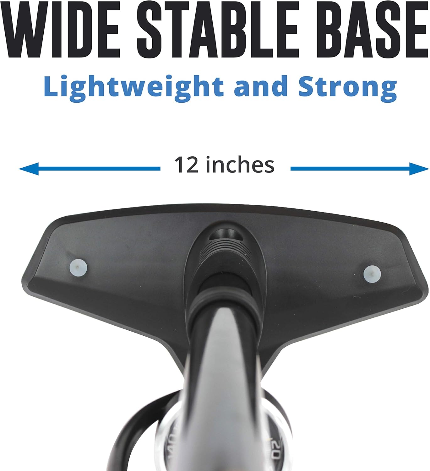 Vibrelli Bike Floor Pump with Gauge & Puncture Kit - 160 PSI - Presta Valve Bike Pump Switches to Schrader - High Pressure Bicycle Pump : Sports & Outdoors