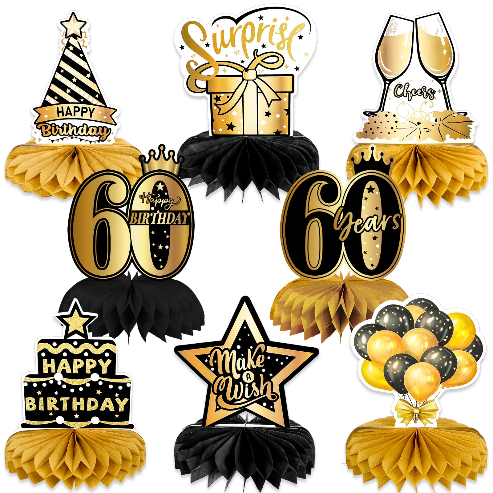10PCS 40th Birthday Decorations Centerpieces For Table...