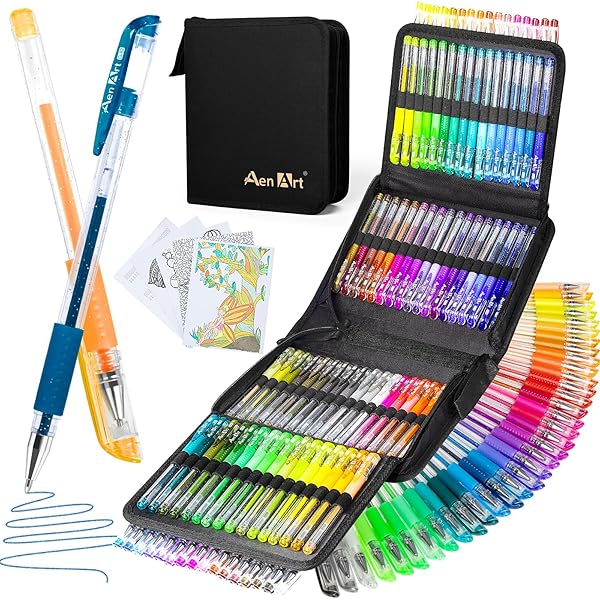 LBXGAP Marker Pen Case Organizer - 224 Slot Large Capacity Holder With Straps For Prismacolor, Watercolor Pencils