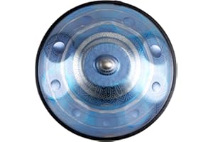 AS TEMAN HANDPAN,Handpan drum instrument in D Minor 10Notes 432Hz 22 inches Steel Hand Drum