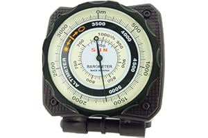 Sun Company AltiLINQ Meters - Dashboard Altimeter and Barometer | Altimeter for Car and Truck | Reads Altitude from 0 to 5,00