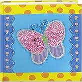 Pioneer Photo Albums 200-Pocket 3-D Butterfly Applique Cover Photo Album, 4 by 6-Inch
