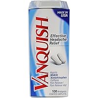 Vanquish Pain Reliever, 100 Caplets