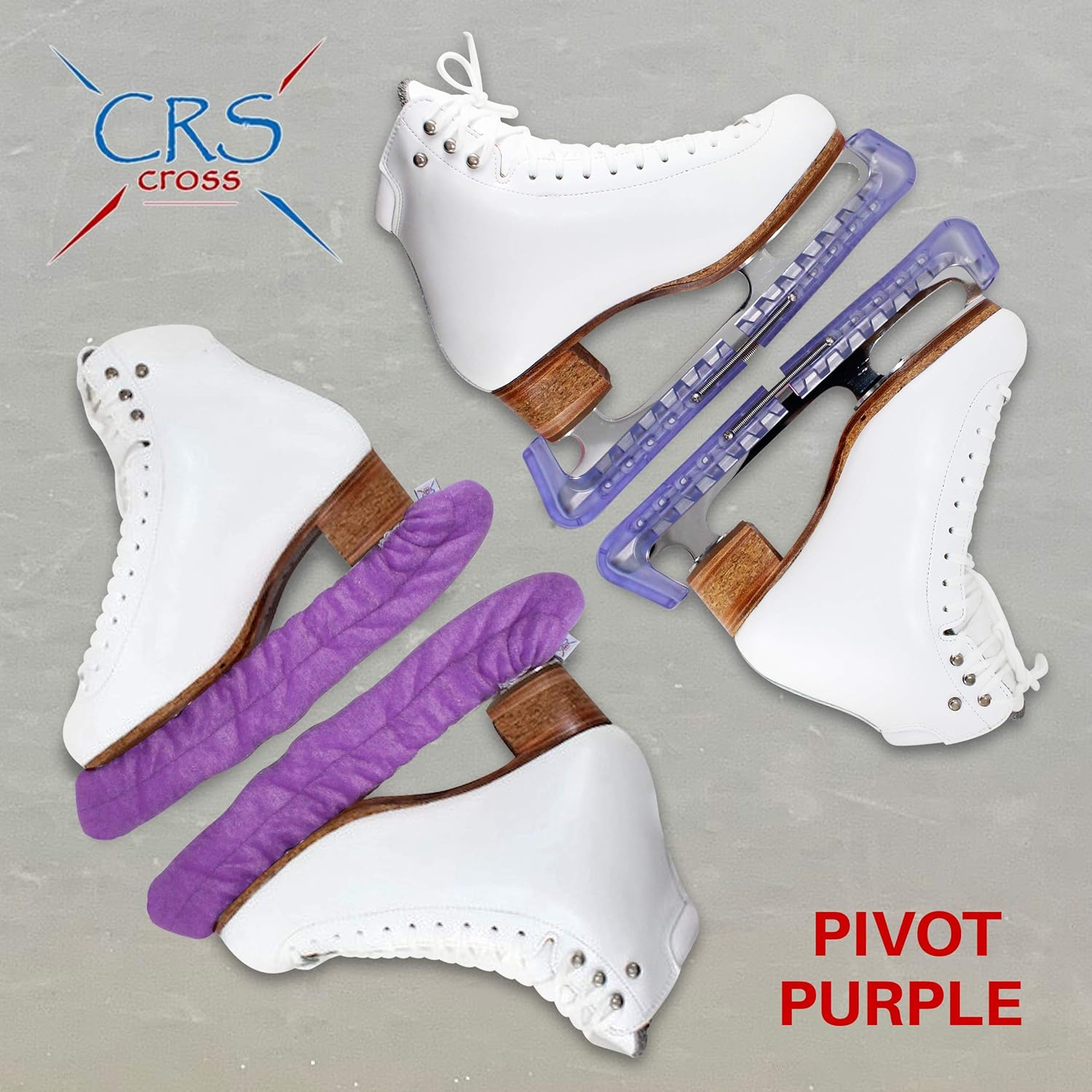 CRS Cross Skate Guards, Soakers & Towel Gift Set - Ice Skating Guards and Soft Skate Blade Covers for Figure Skating or Hockey : Sports & Outdoors