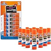 Elmer's Disappearing Purple School Glue Sticks Washable 6 Grams 12 Count