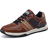 ARRIGO BELLO Mens Casual Shoes Fashion Sneakers Breathable Comfort Classic Lace-Up Low Top Walking Shoes