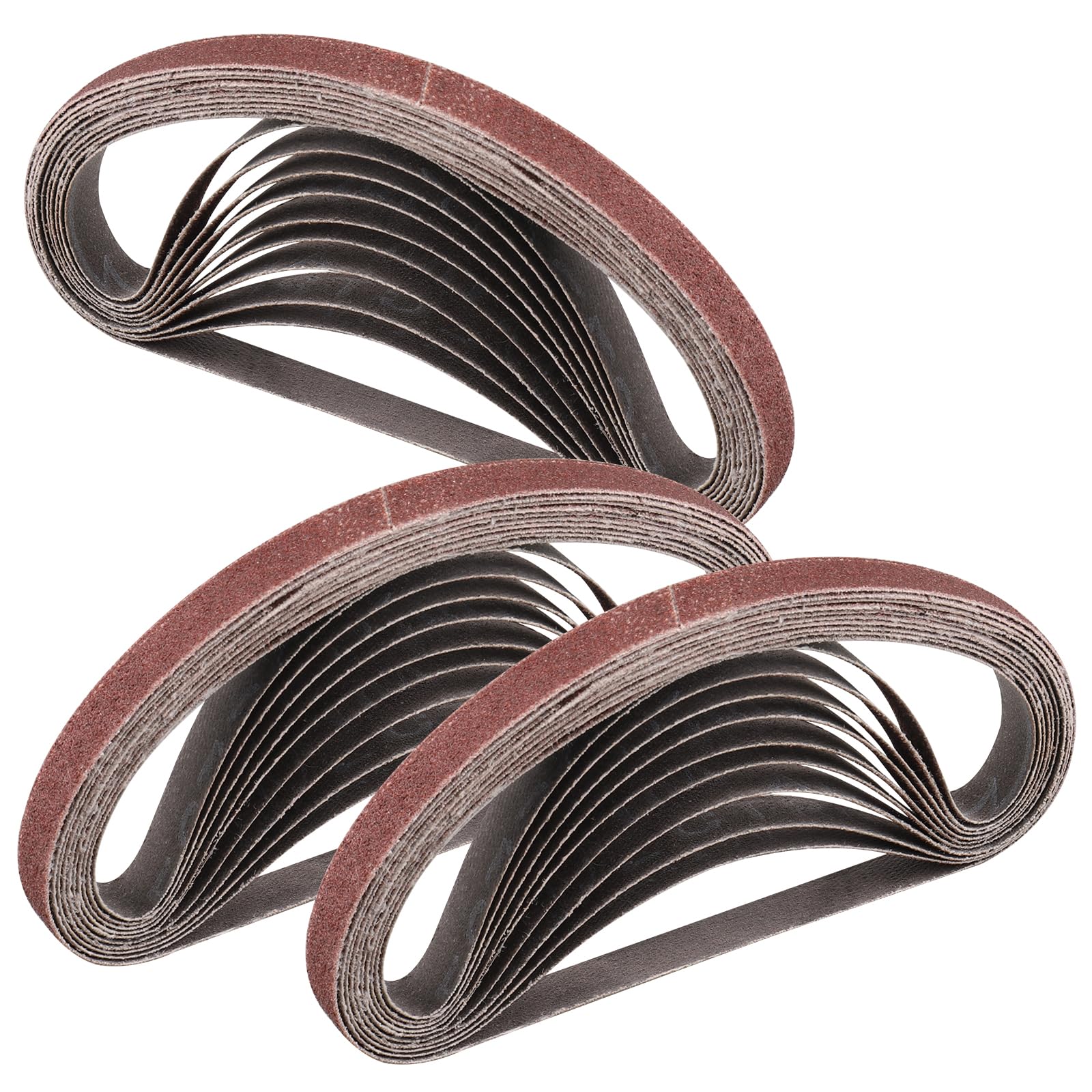 STEBRUAM Sanding Belt 10 x 330 mm,30PCS 60 Grit