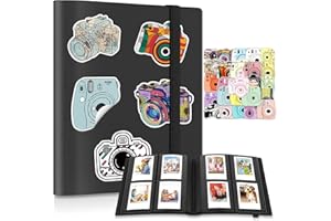 Ablus 160 Pockets Mini Photo Album for Fujifilm Instax Mini Camera, Polaroid Snap, Z2300, SocialMatic Instant Cameras & Zip Instant Printer (160 pockets, Black)