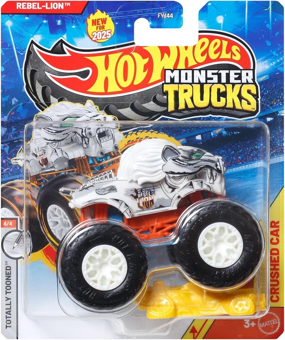 Hot Wheels Monster Trucks Rebel-Lion JCD94