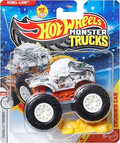 Hot Wheels Monster Trucks Rebel-Lion JCD94