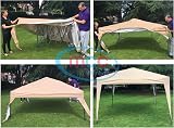 mcc direct 2x2m Pop-up Gazebo Waterproof Canopy Garden Marquee Grey view 3