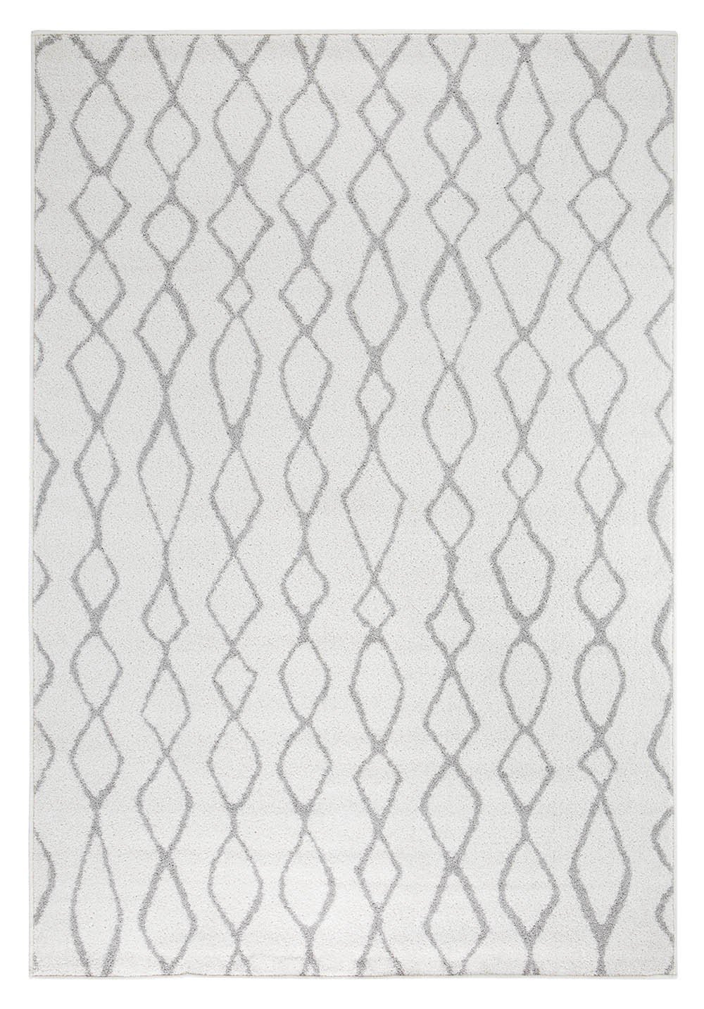 andiamo Woven Rug Bolonia Pattern Runner Modern Oeko-Tex 100 Rug Polypropylene Ornament Grey 67 x 140 cm — image 1