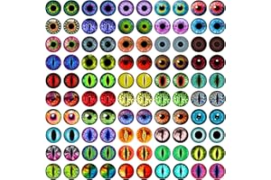 100PCS Eyes Glass Cabochon for Clay Doll Making Sculptures Props Craft DIY Findings Jewelry Making