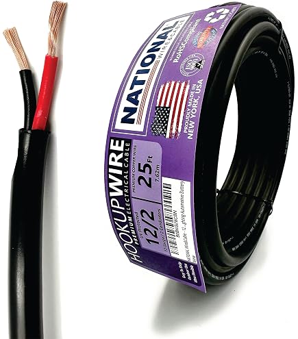 SJOOW 12/2 Gauge Portable Power Cable - 25ft, 300V, Tinned Copper For Generators, Motors, Outdoor Use