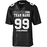Custom Replica Football Jerseys for Men Personalized Add Your Team Name Number