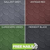 roofing felt shingles shed roof felt fishscale 5 tab