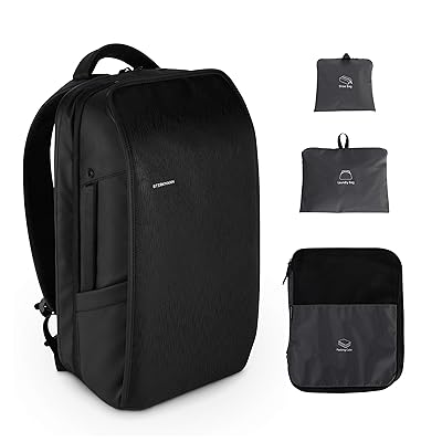 Sterkmann Expandable Carry on Backpack for men Overnight Weekender for Travel &amp; Business Waterproof Fits 15" Laptop With Packing Cube, Shoe Pouch &amp; Laundry Bag&nbsp;(20L-30L Capacity, 3 lbs)