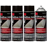 3M Headliner &amp; Fabric Adhesive Spray (18.1 oz Aerosol, 4-Pack) &ndash; High Strength Automotive &amp; Upholstery Glue for Fabric, Foam, Metal, Plastic &ndash; Heat Resistant, Fast Dry, Clear Finish
