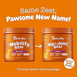 Zesty Paws Mobility Bites Dog Joint Supplement