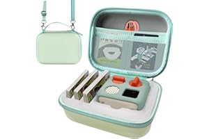 Roseliya Case Compatible with Yoto Mini Kids Bluetooth Audio Player, Travel Storage Holder for Children’s Speaker Plays Stories Music Podcast Radio Cards (Bag Only)- (Light Green)