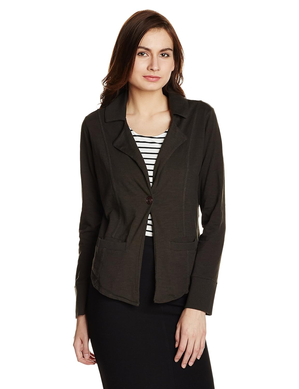 us polo women's cotton blazer