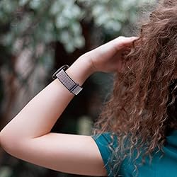 Vancle Nylon Bands for Fitbit Versa 4 Bands/Fitbit