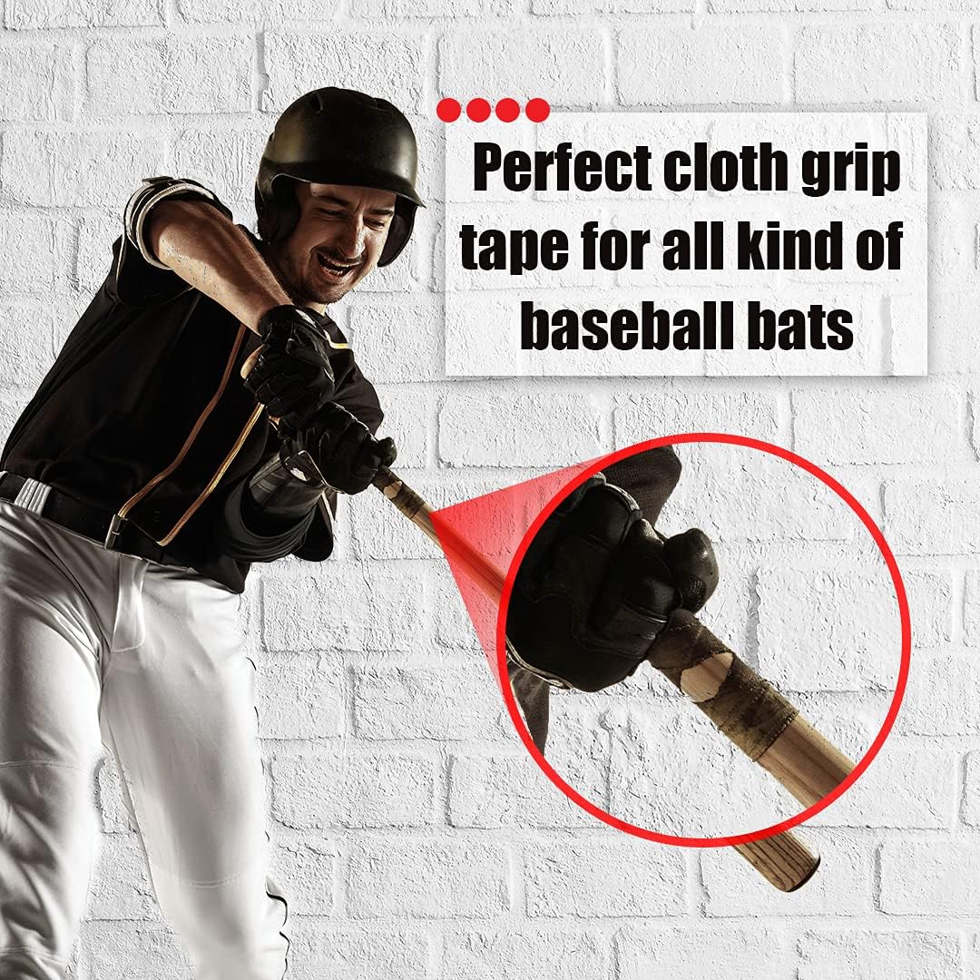 Hockey Tape - Multipurpose Sports Cloth Roll for Roller & Ice Hockey Stick Handles Blades - Grips for Lacrosse Baseball Bat NON-REFLECTIVE Strong Easy Tear - Wire management tapes Golfers tape (Mix) : Sports & Outdoors