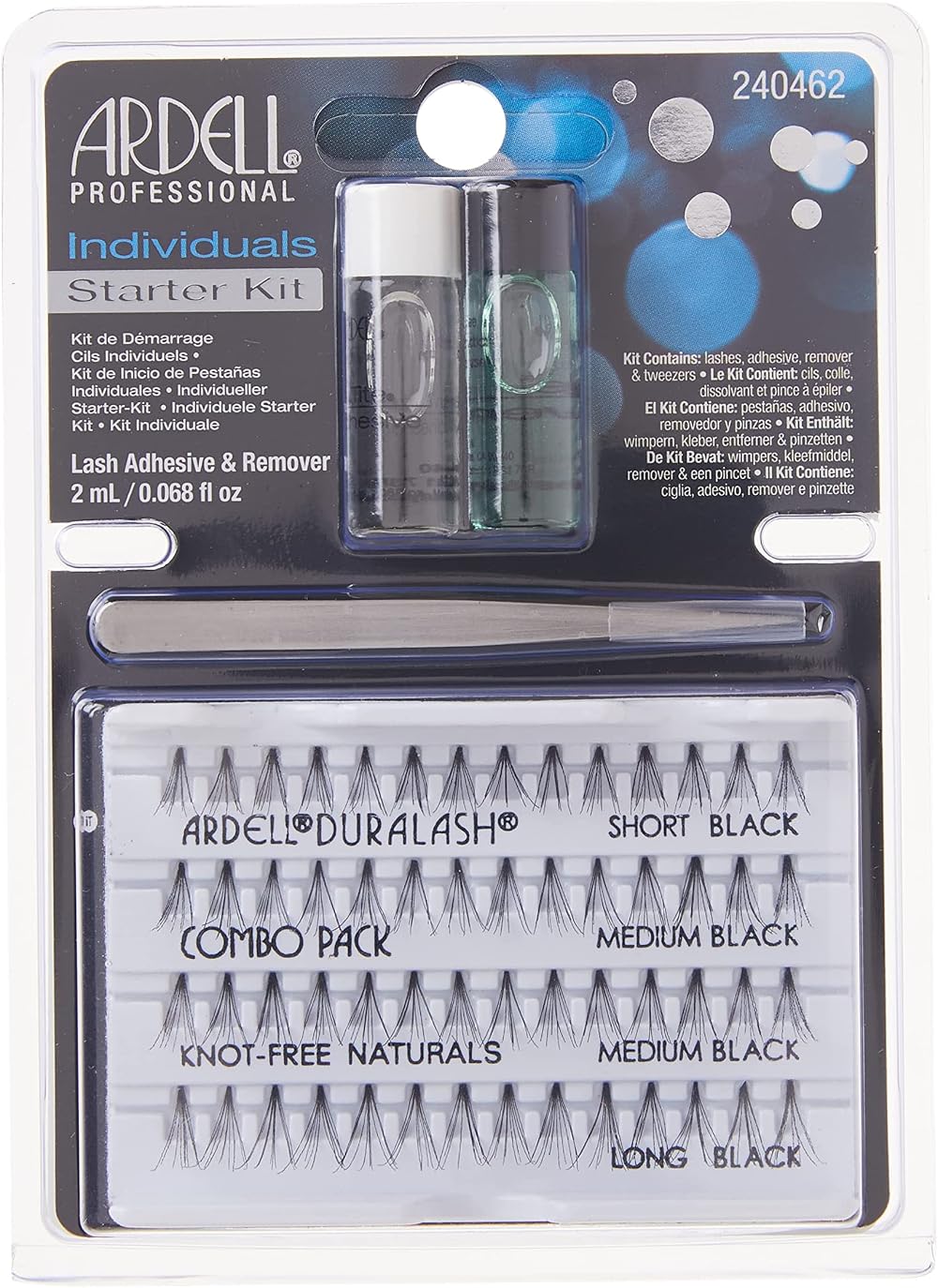 Ardell Dural Ash Starter Kit Black False Eyelashes Application